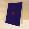 Valentine Heart on Blue