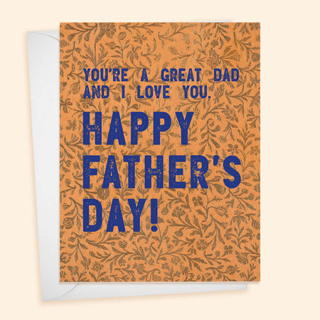 Father's Day - Woodblock
