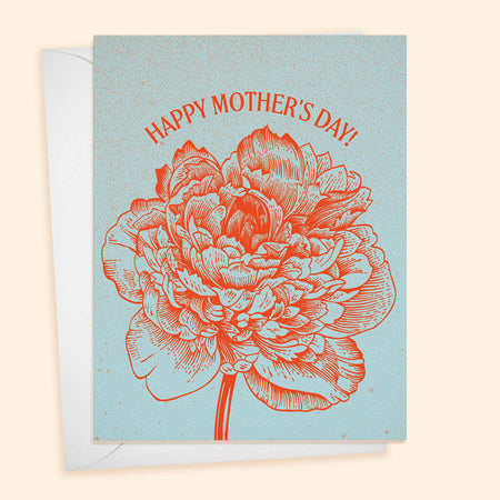 Mother's Day - Orange Peony