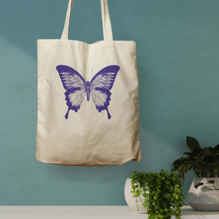 Swallowtail Butterfly, Natural Eco Tote Bag