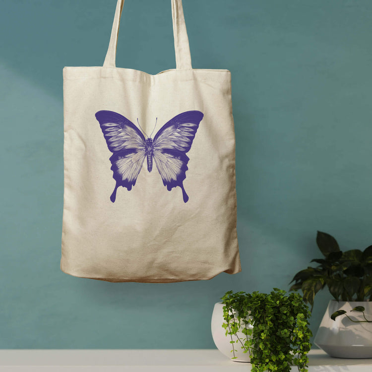 Swallowtail Butterfly, Natural Eco Tote Bag