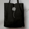 Four Leaf Clover, Black Eco Tote Bag