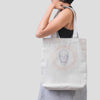 Glowing Skull, Natural Eco Tote Bag