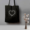 Heart of Thorns, Black Eco Tote Bag