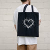 Heart of Thorns, Black Eco Tote Bag