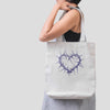 Heart of Thorns, White Eco Tote Bag