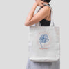 Introvert Flower, Natural Eco Tote Bag