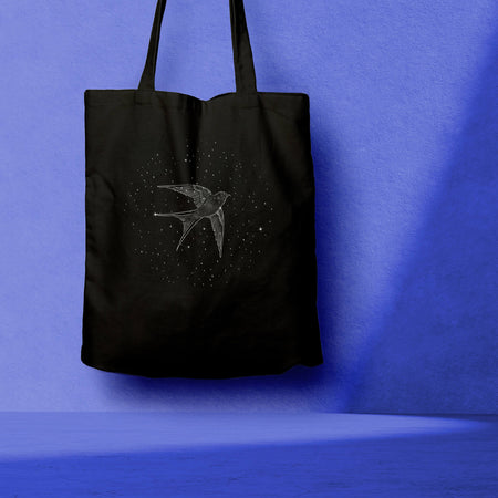 Nightbird, Black Eco Tote Bag