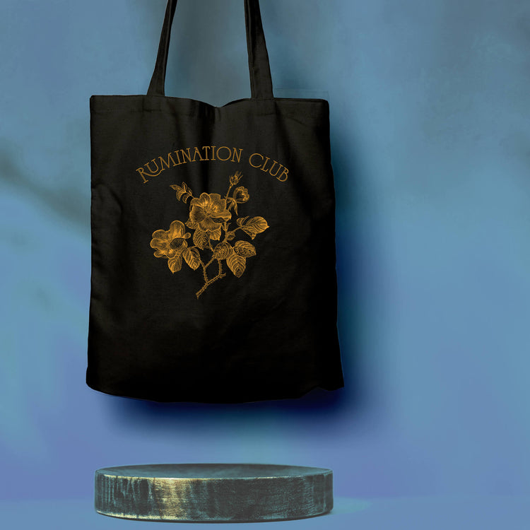 Rumination Club, Black Eco Tote Bag