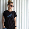 Dreaming Bird, Black T-Shirt