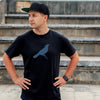 Dreaming Bird, Black T-Shirt