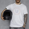 Glowing Skull, White T-Shirt