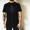 Sacred Geometry - Platonic Solids, Black T-Shirt
