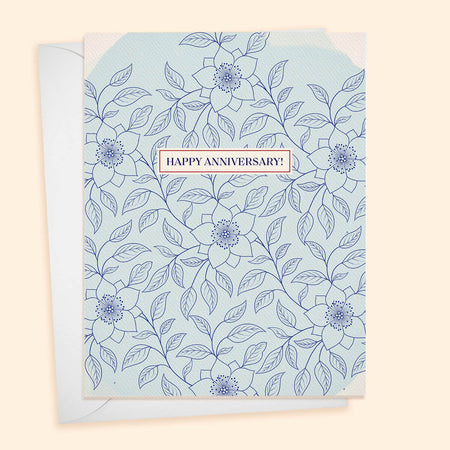 Happy Anniversary, Calming Blue