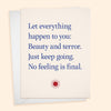 Let Everything Happen - Rilke