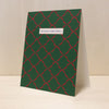 Season's Greetings - Ribbons on Pine Green