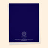 Happiest of Holidays - Red Ribbon on Blue