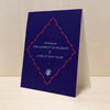 Happiest of Holidays - Red Ribbon on Blue