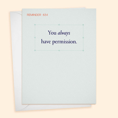 REM 634, Always have Permission