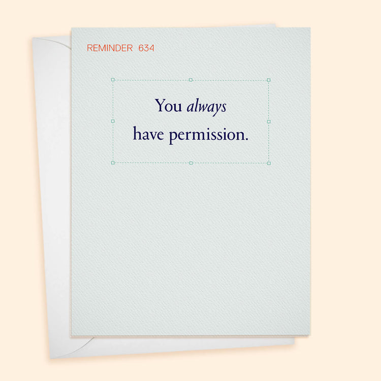 REM 634, Always have Permission