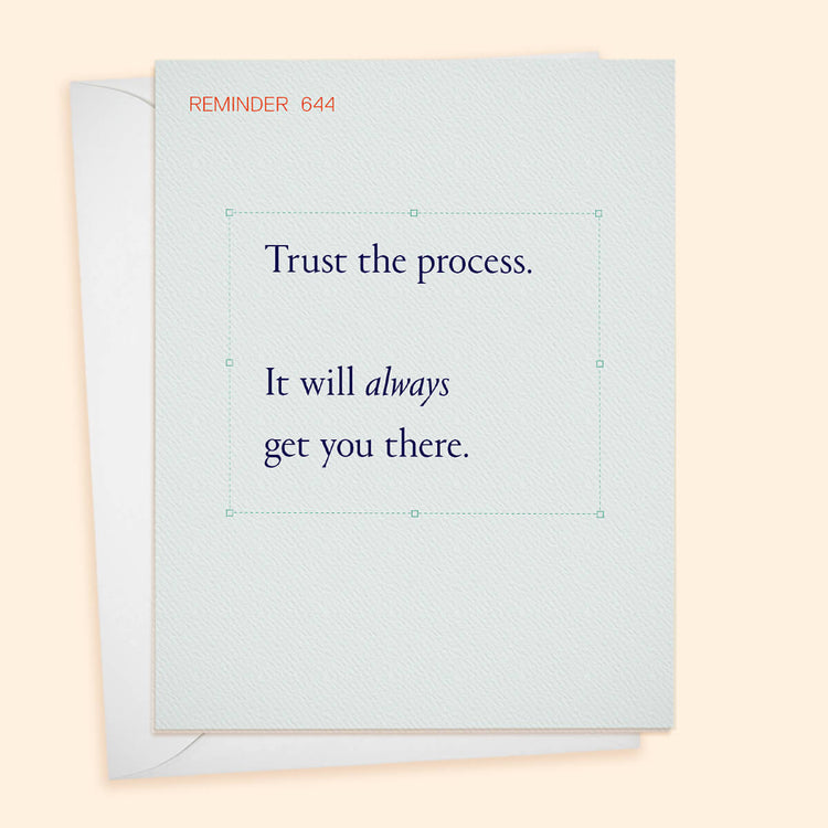 REM 644, Trust the Process