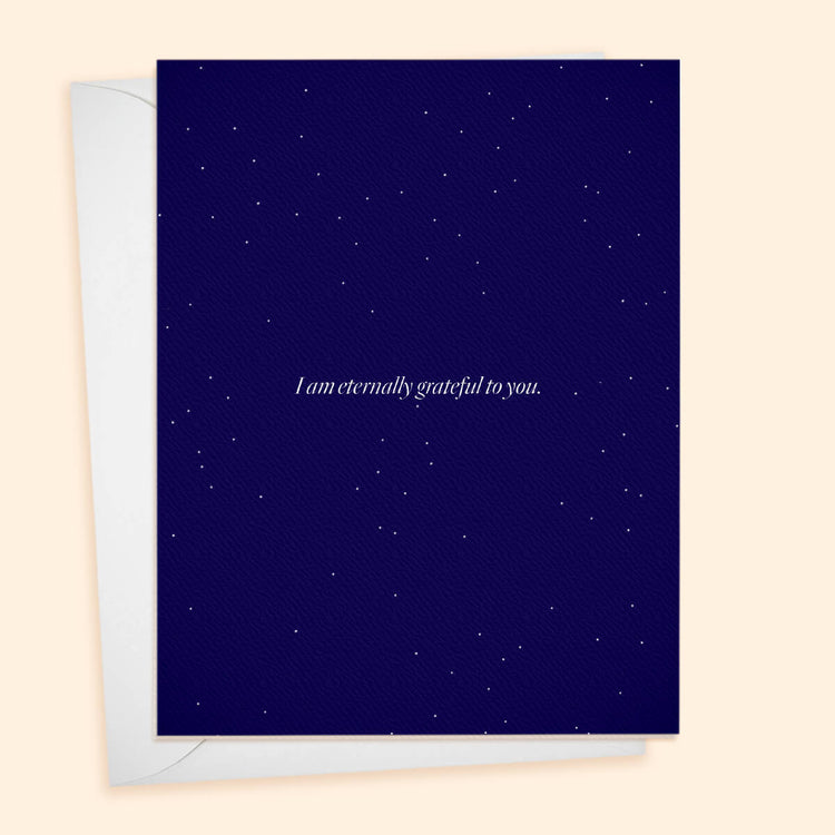 Eternally Grateful to You.