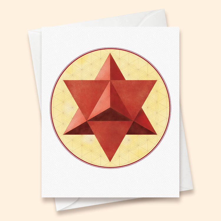 Star Tetrahedron Card