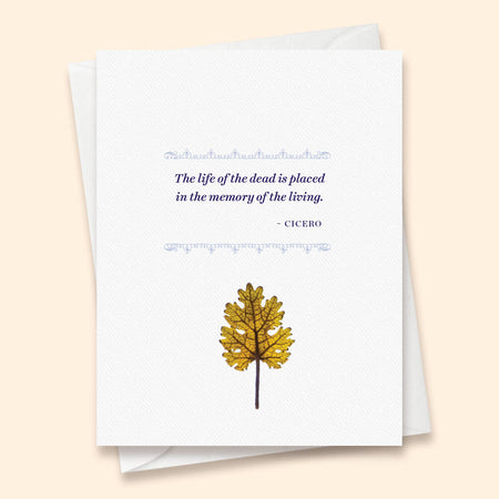 Cicero Sympathy Card