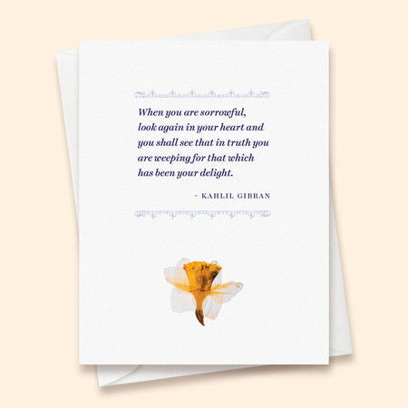 Kahlil Gibran Card