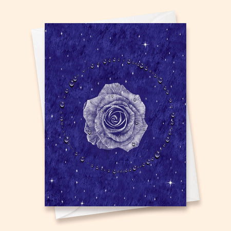 Nocturnes Rose Card