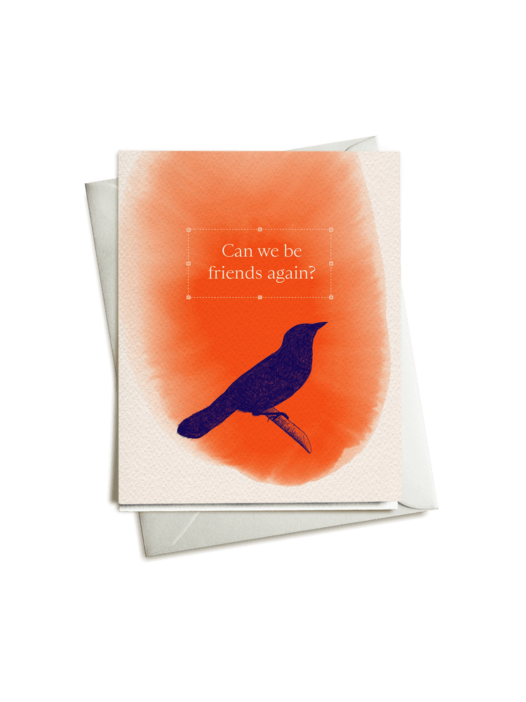 Can We Be Friends Again?