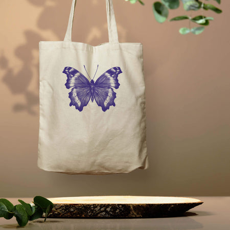 Butterfly, Natural Eco Tote Bag