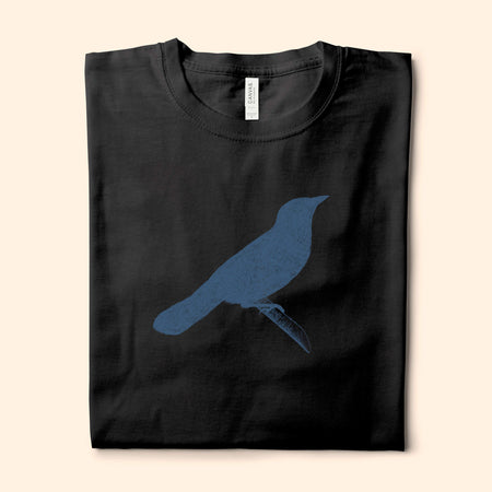 Dreaming Bird, Black T-Shirt
