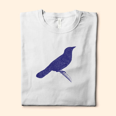 Dreaming Bird, White T-Shirt