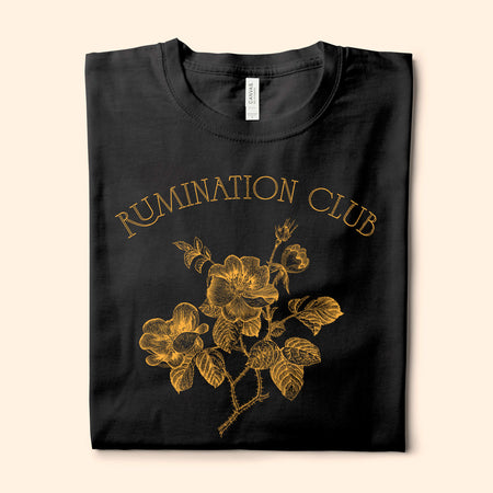 Rumination Club, Black T-Shirt