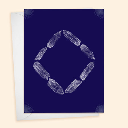 Diamond Crystal Calm card