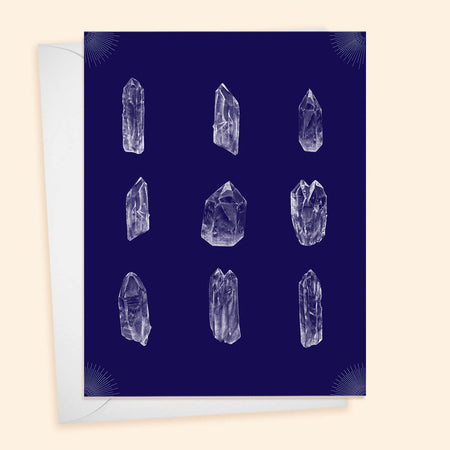 Nine Gems Crystal Calm card