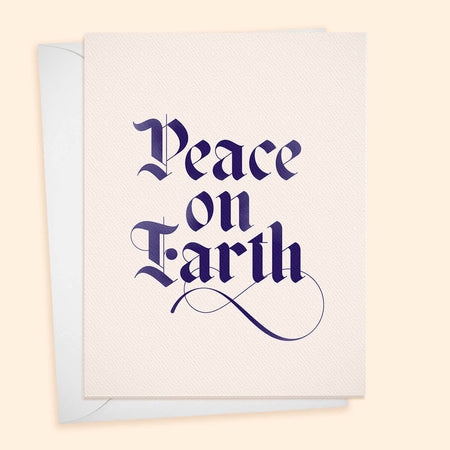 Peace on Earth - Calligraphy