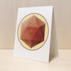 Icosahedron Card