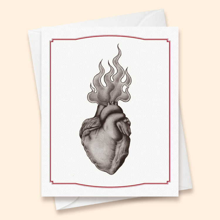 Burning Heart Respite Card