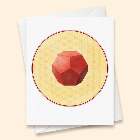 Dodecahedron Card