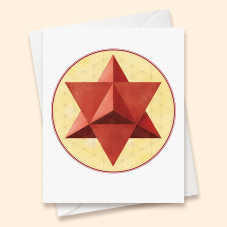 Star Tetrahedron Card