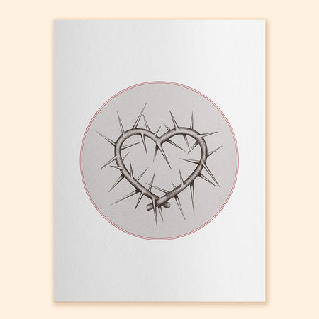Heart Of Thorns  Respite Art Print