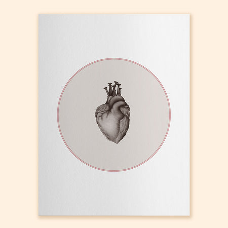 Nailed Heart Respite Art Print