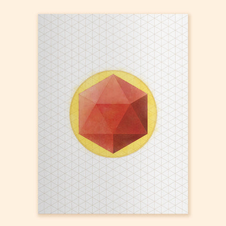 Icosahedron Art Print